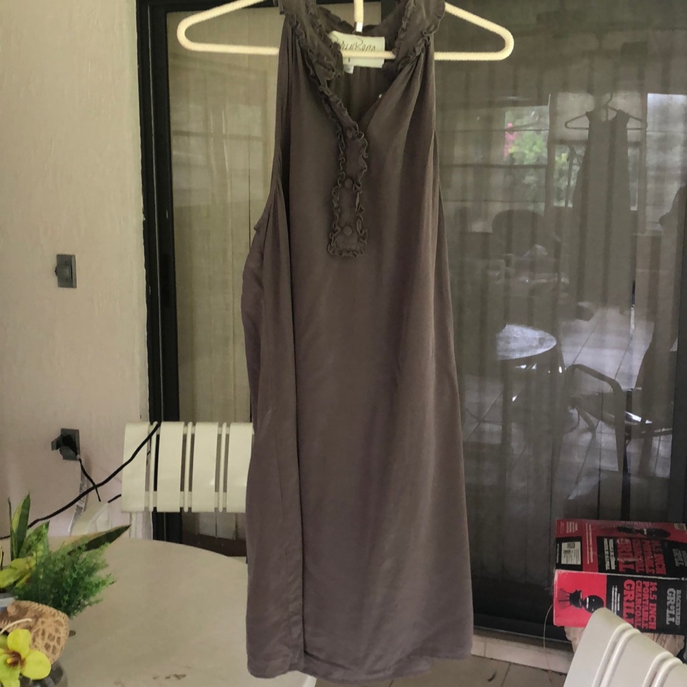 Rory Beca silk dark mauve tunic dress